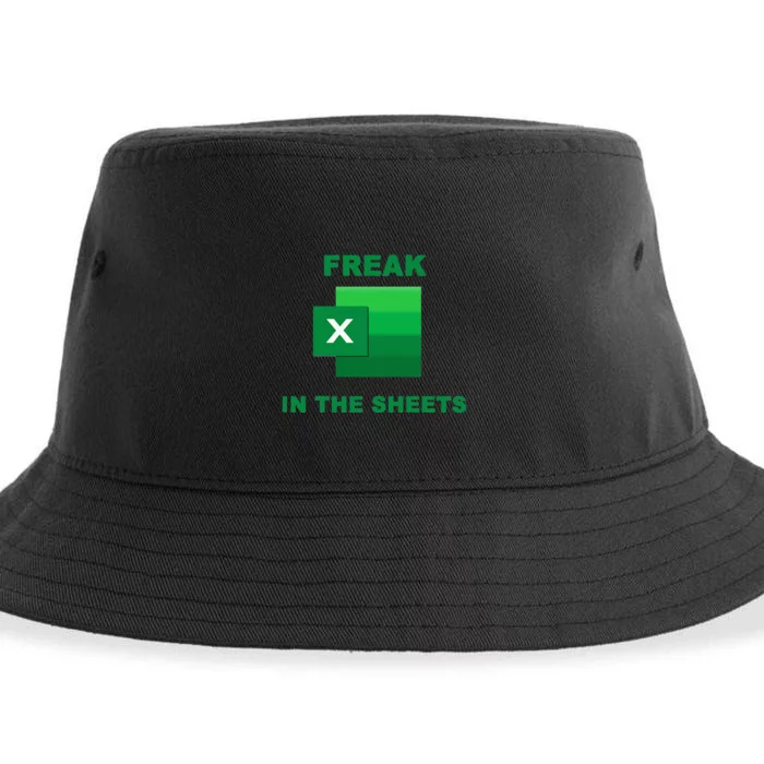 Freak In The Excel Sheets Sustainable Bucket Hat