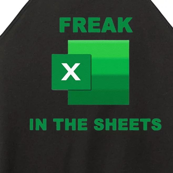 Freak In The Excel Sheets Women’s Perfect Tri Rocker Tank