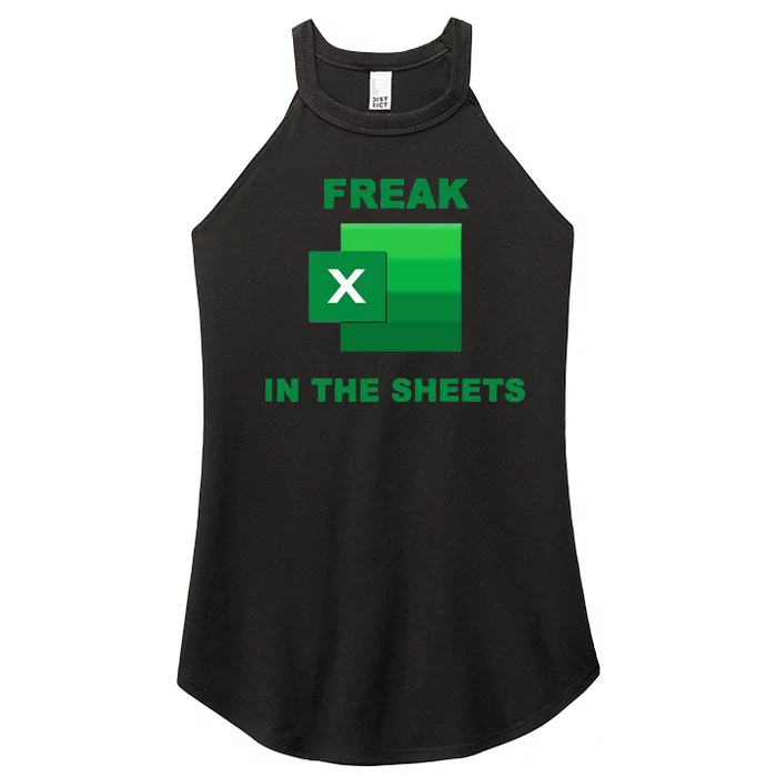 Freak In The Excel Sheets Women’s Perfect Tri Rocker Tank