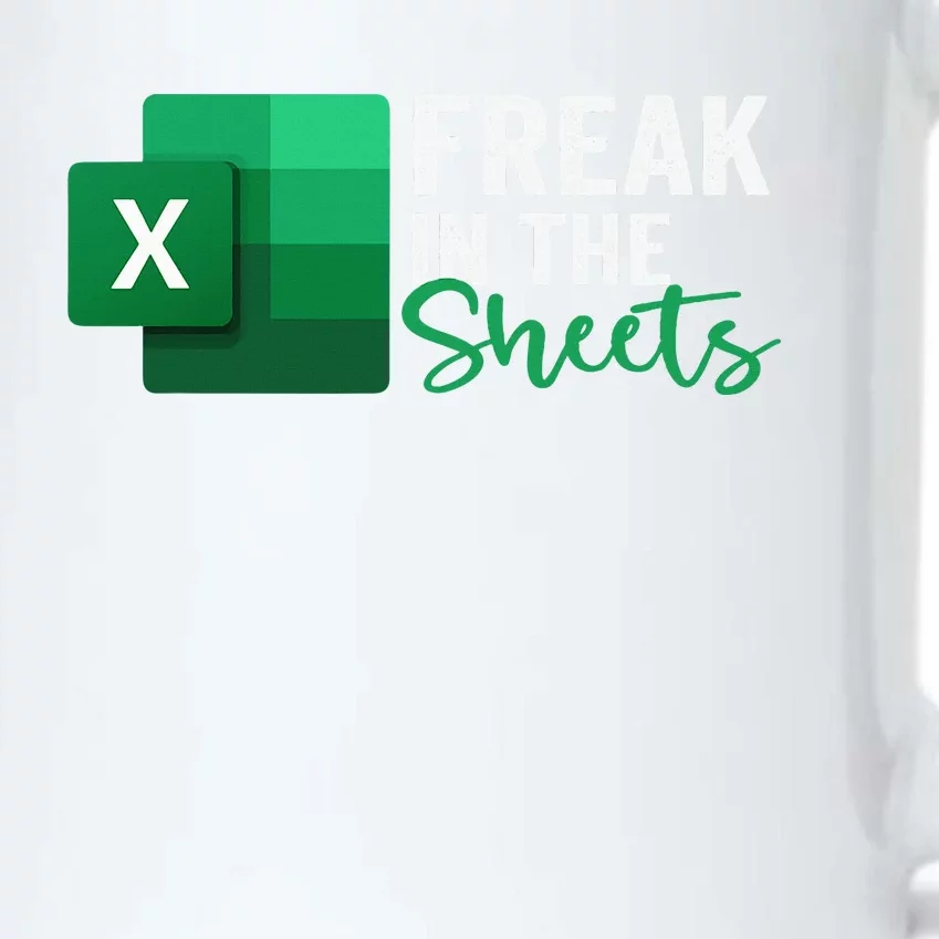 Freak In The Sheets Accountant Funny Spreadsheet Excel Black Color Changing Mug