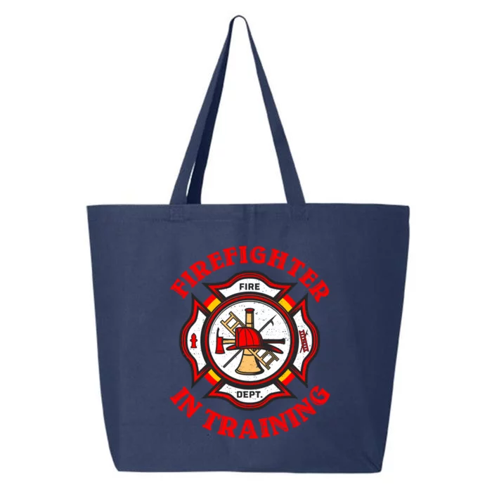 Firefighter In Training Funny Fire Firefighting Gift 25L Jumbo Tote