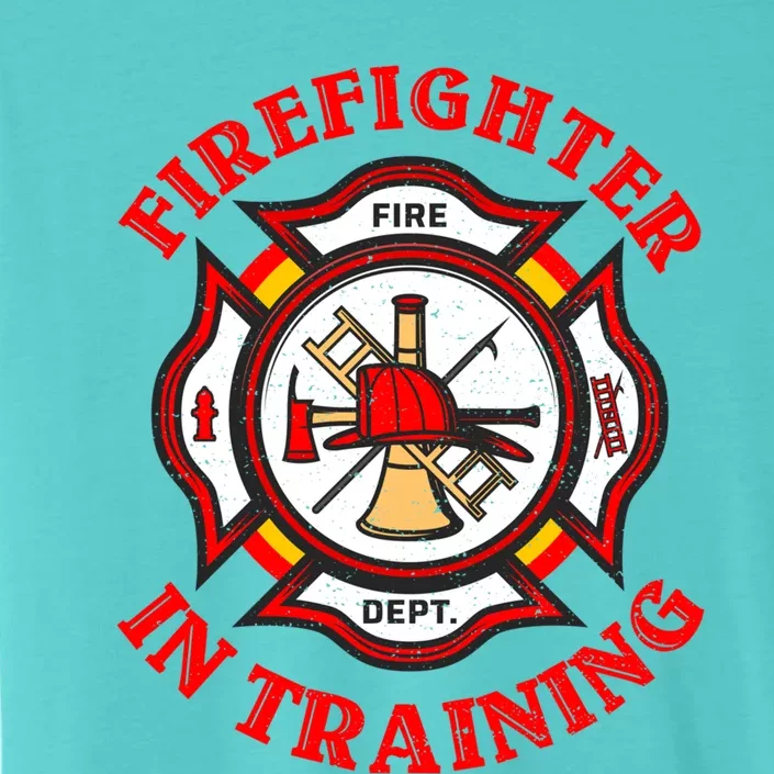 Firefighter In Training Funny Fire Firefighting Gift ChromaSoft Performance T-Shirt