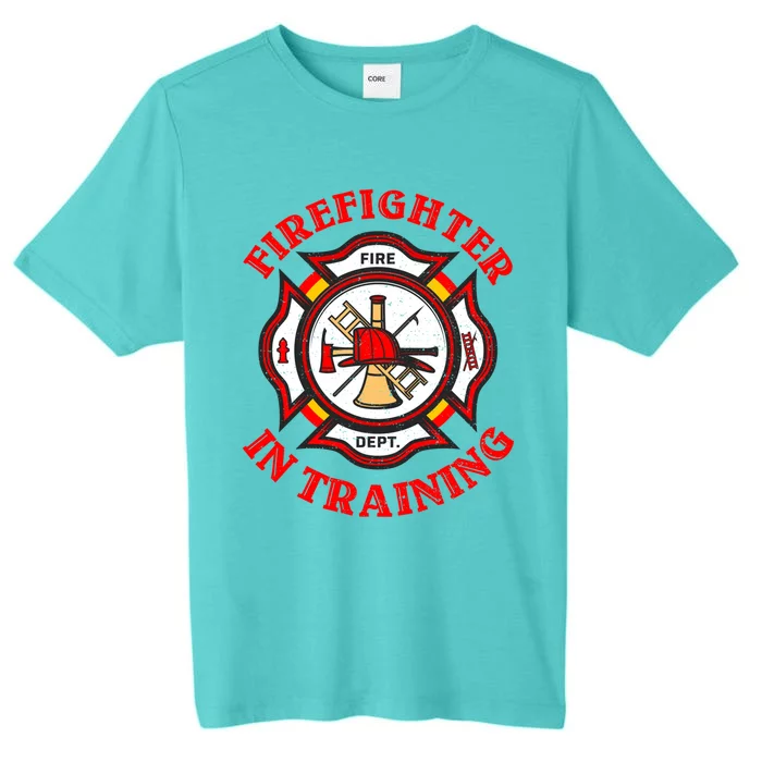 Firefighter In Training Funny Fire Firefighting Gift ChromaSoft Performance T-Shirt