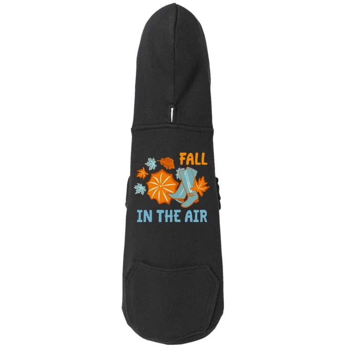 Fall In The Air Nature Cute Doggie 3-End Fleece Hoodie