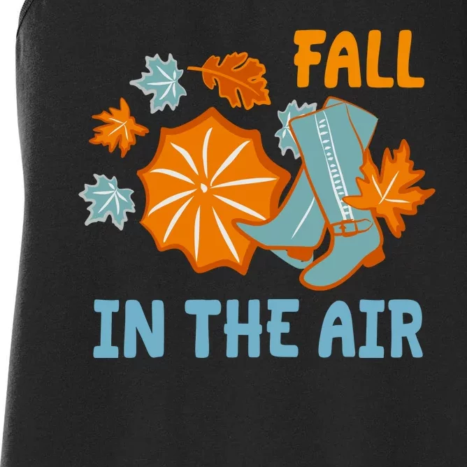 Fall In The Air Nature Cute Women's Racerback Tank