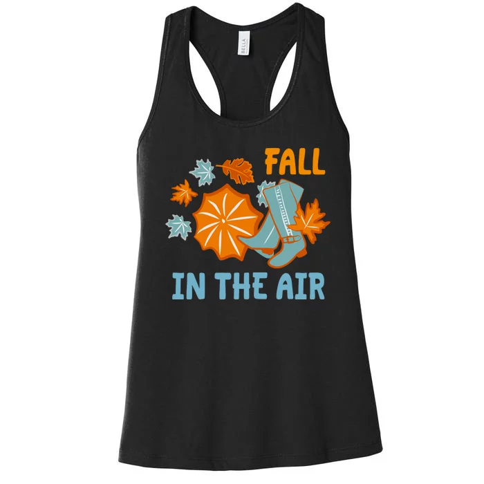 Fall In The Air Nature Cute Women's Racerback Tank