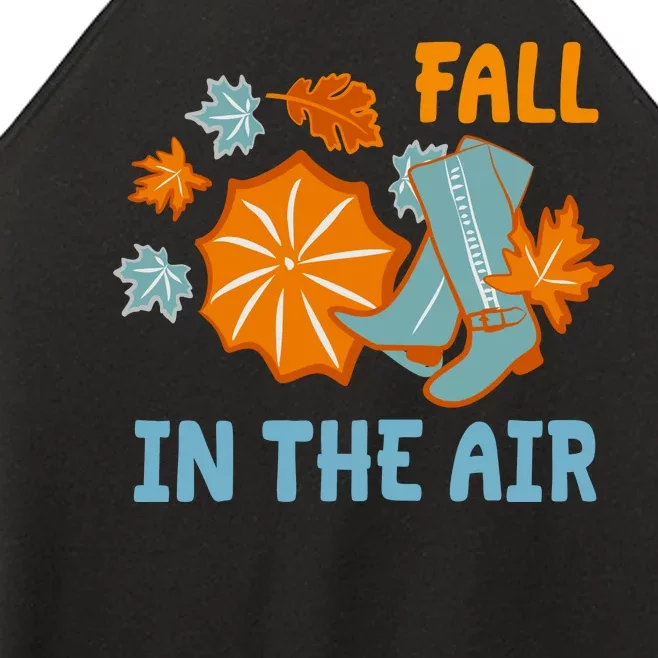 Fall In The Air Nature Cute Women’s Perfect Tri Rocker Tank