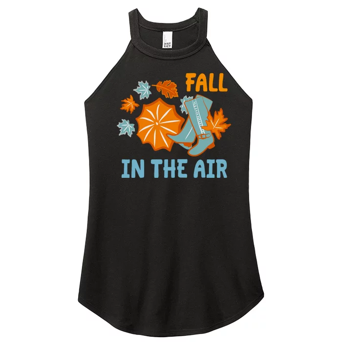 Fall In The Air Nature Cute Women’s Perfect Tri Rocker Tank