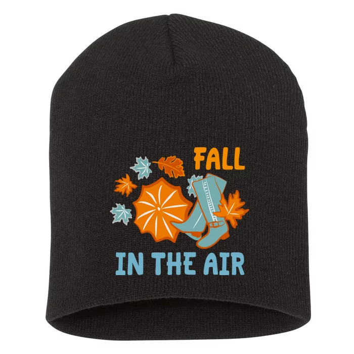 Fall In The Air Nature Cute Short Acrylic Beanie