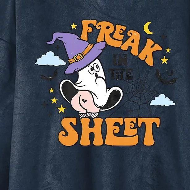 Freak In The Sheets Halloween Cute Ghoul Hooded Wearable Blanket