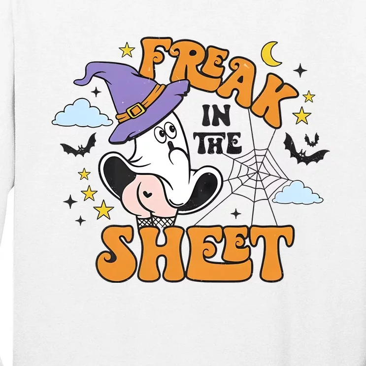 Freak In The Sheets Halloween Cute Ghoul Tall Long Sleeve T-Shirt