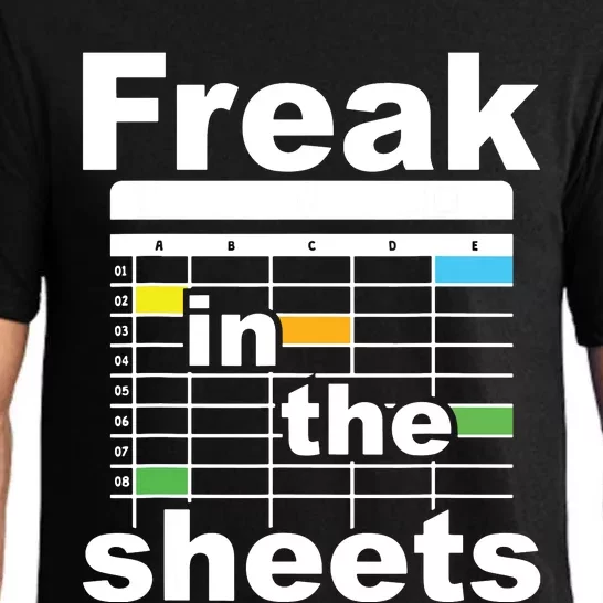 Freak In The Sheets Funny Accountant Analyst Secretary Pajama Set