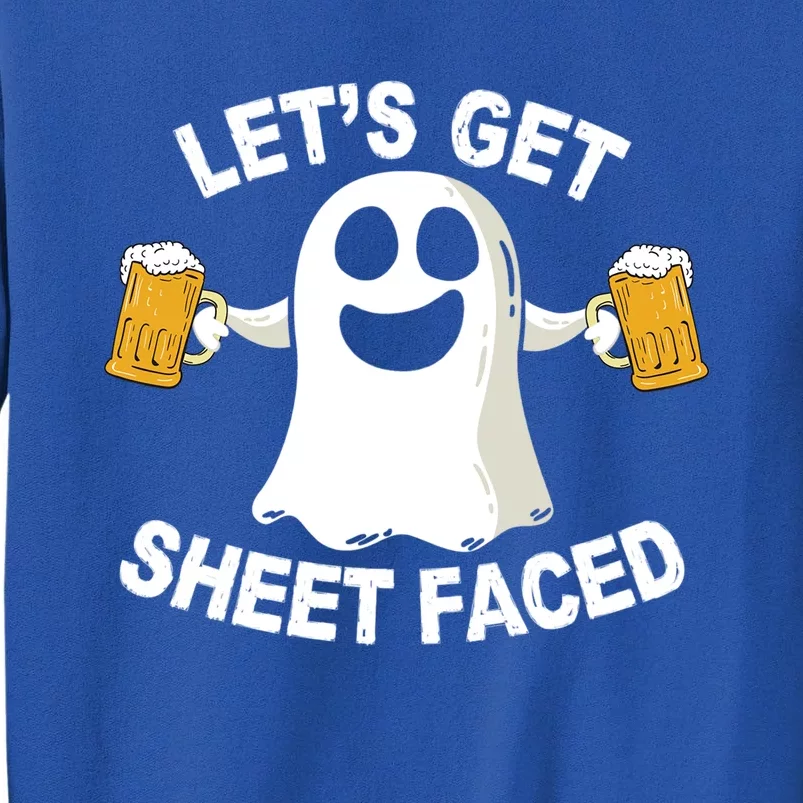 Funny Ing Team Halloween Costume LetS Get Sheet Faced Gift Sweatshirt