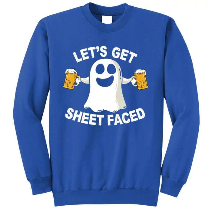 Funny Ing Team Halloween Costume LetS Get Sheet Faced Gift Sweatshirt