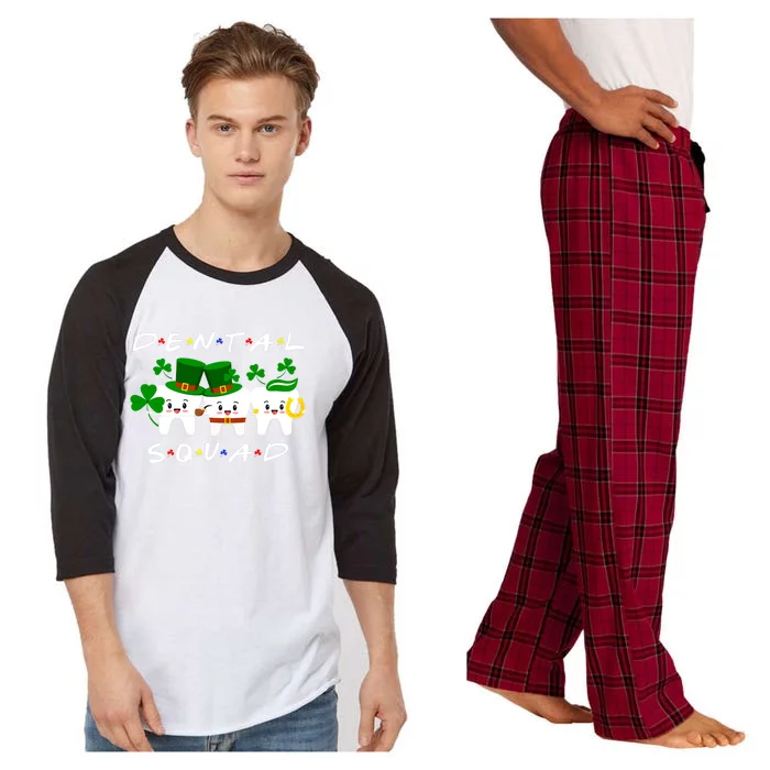 Funny Irish Tooth Leprechaun Hat Dental Squad Patrick's Day Premium Raglan Sleeve Pajama Set