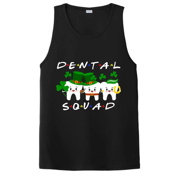 Funny Irish Tooth Leprechaun Hat Dental Squad Patrick's Day Premium Performance Tank