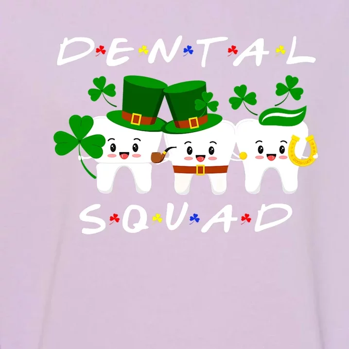 Funny Irish Tooth Leprechaun Hat Dental Squad Patrick's Day Premium Garment-Dyed Sweatshirt