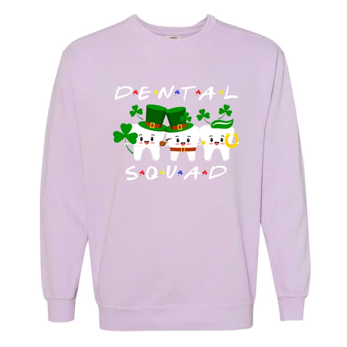 Funny Irish Tooth Leprechaun Hat Dental Squad Patrick's Day Premium Garment-Dyed Sweatshirt