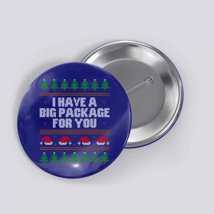 Funny Inappropriate Ugly Christmas Naughty Adult Humor Xmas Gift Button