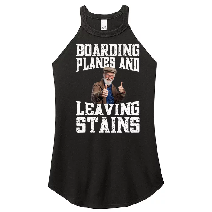 Funny Inappropriate Vacation Design Embarrassing Airport Women’s Perfect Tri Rocker Tank