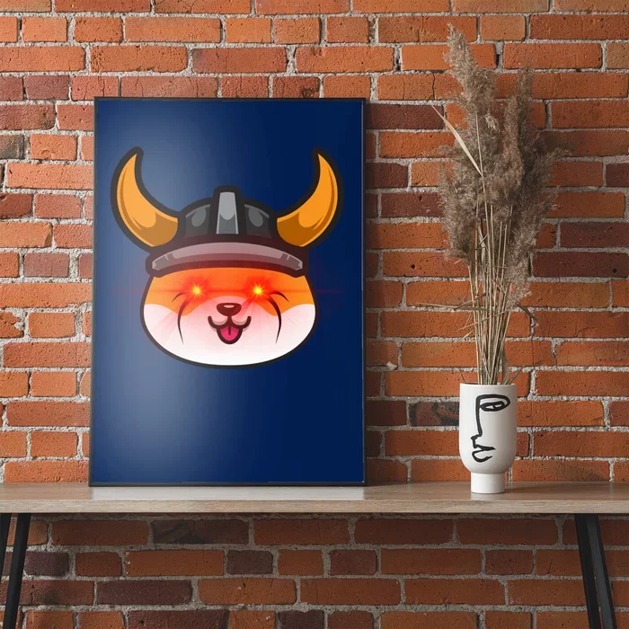 Floki Inu Vikings Cryptocurrency Poster