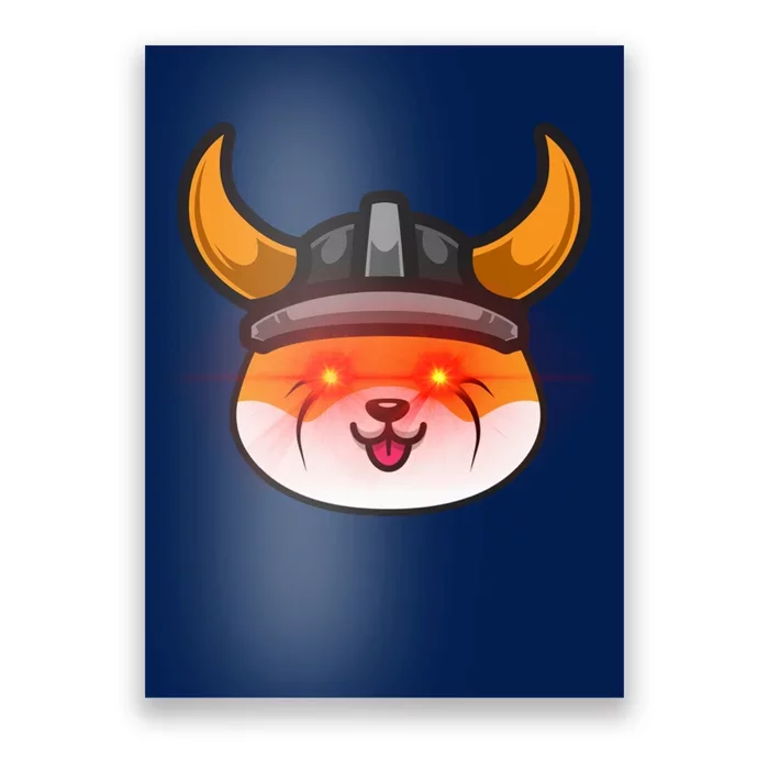 Floki Inu Vikings Cryptocurrency Poster