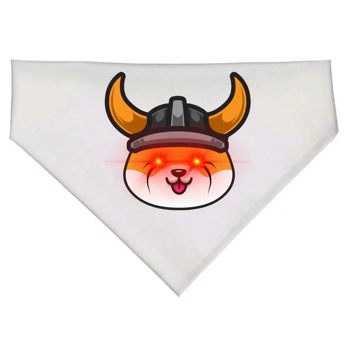 Floki Inu Vikings Cryptocurrency USA-Made Doggie Bandana