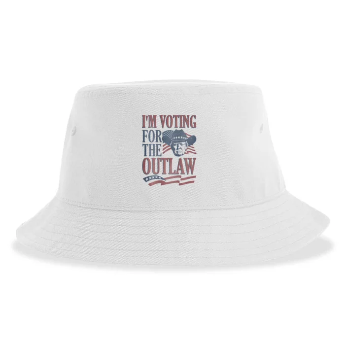 Funny IM Voting For The Convicted Felon 2 Sided Sustainable Bucket Hat