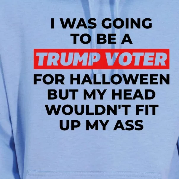 Funny I Was Going To Be A Trump Voter For Halloween But.. Unisex Surf Hoodie