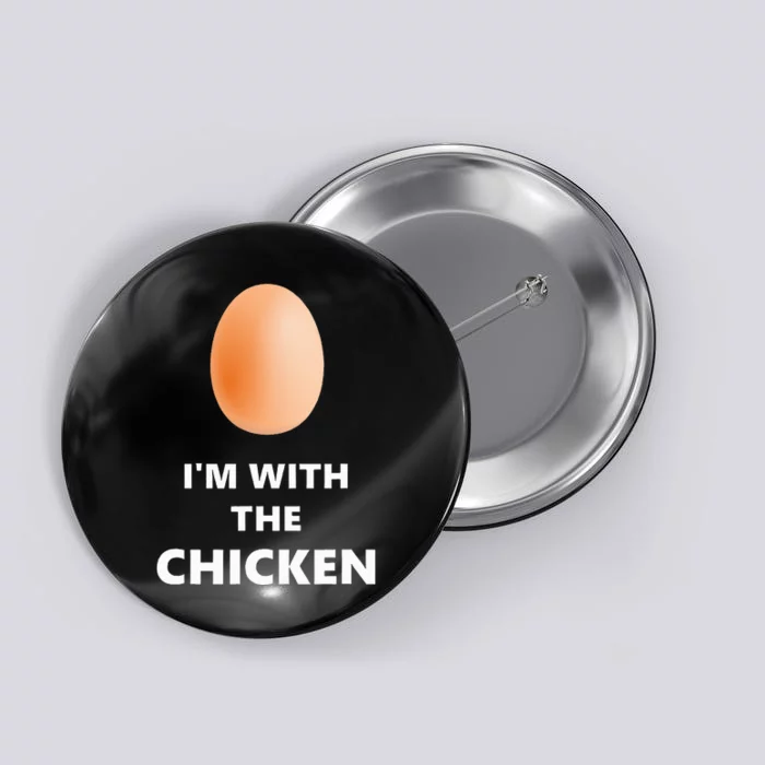 Fun IM With The Chicken Egg Halloween Costume Button