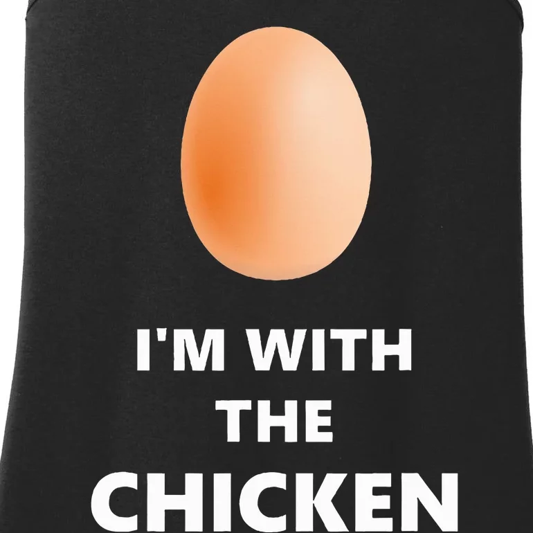 Fun IM With The Chicken Egg Halloween Costume Ladies Essential Tank