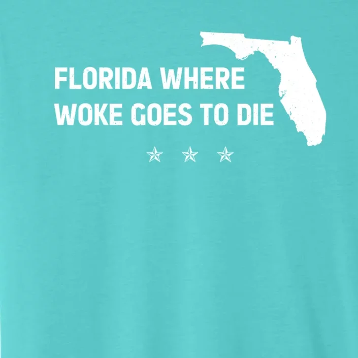 Florida Is Where Woke Goes To Die Funny ChromaSoft Performance T-Shirt