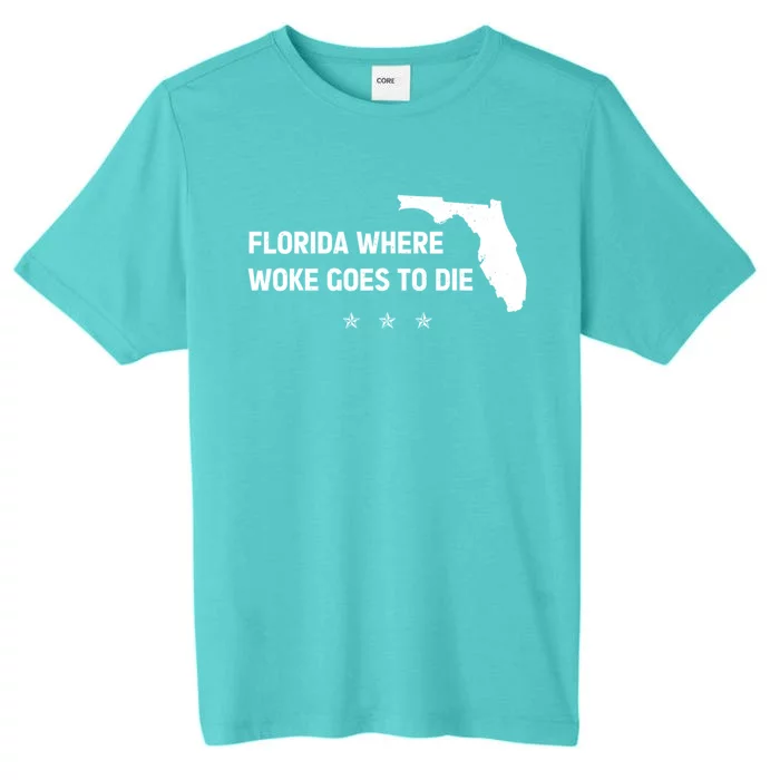 Florida Is Where Woke Goes To Die Funny ChromaSoft Performance T-Shirt