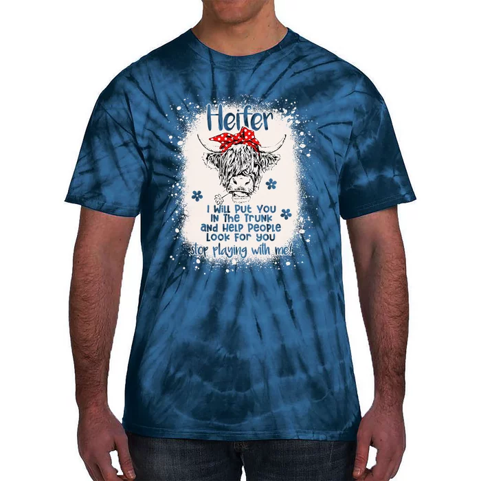 Funny I Will Put You In A Trunk And Help People Look For You Tie-Dye T-Shirt