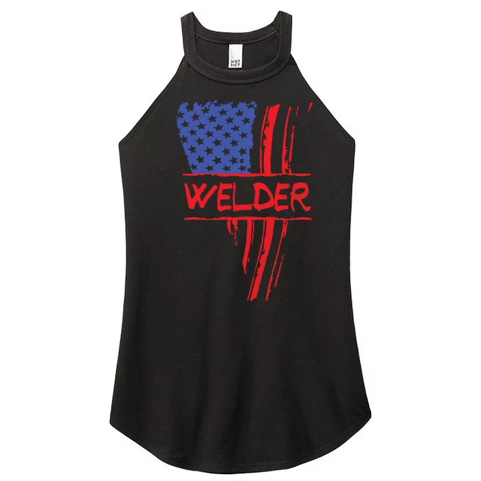 Funny If Welding Was Easy L For Welder Dad Welding Women’s Perfect Tri Rocker Tank