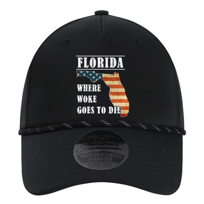 Florida Is Where Woke Goes To Die DeSantis Florida USA Flag Performance The Dyno Cap