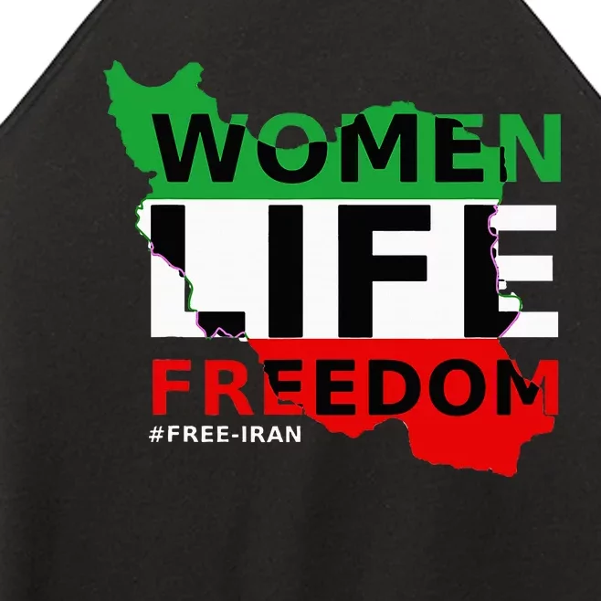 Free Iran Women Life Freedom Stand With Persian WomenIran Women’s Perfect Tri Rocker Tank