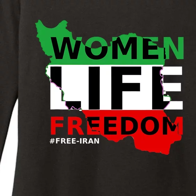 Free Iran Women Life Freedom Stand With Persian Women,Iran Womens CVC Long Sleeve Shirt