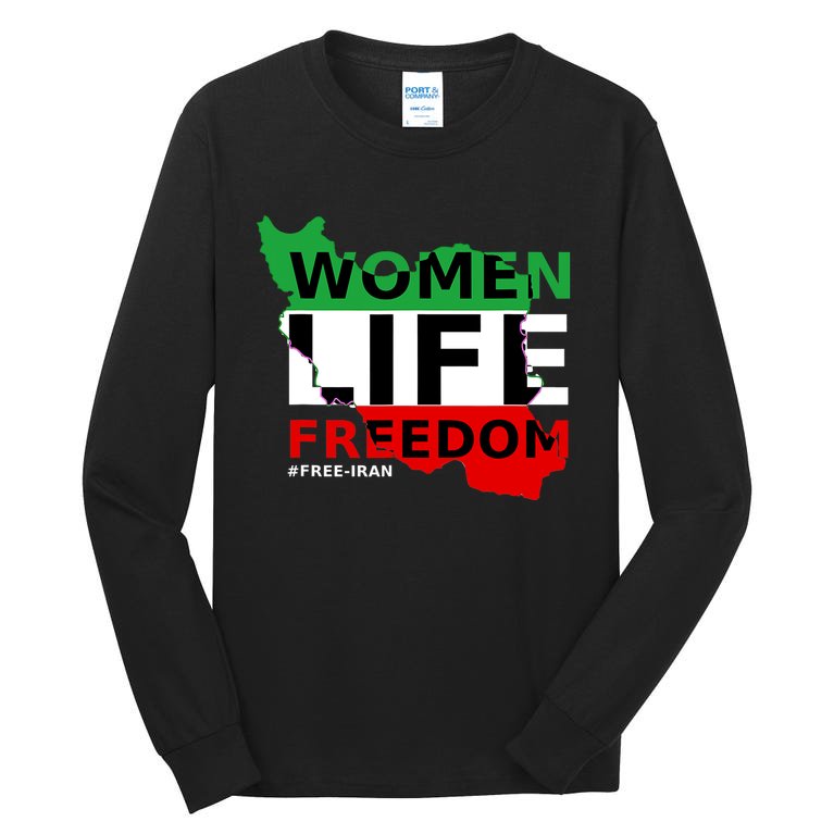 Free Iran Women Life Freedom Stand With Persian Women,Iran Tall Long Sleeve T-Shirt