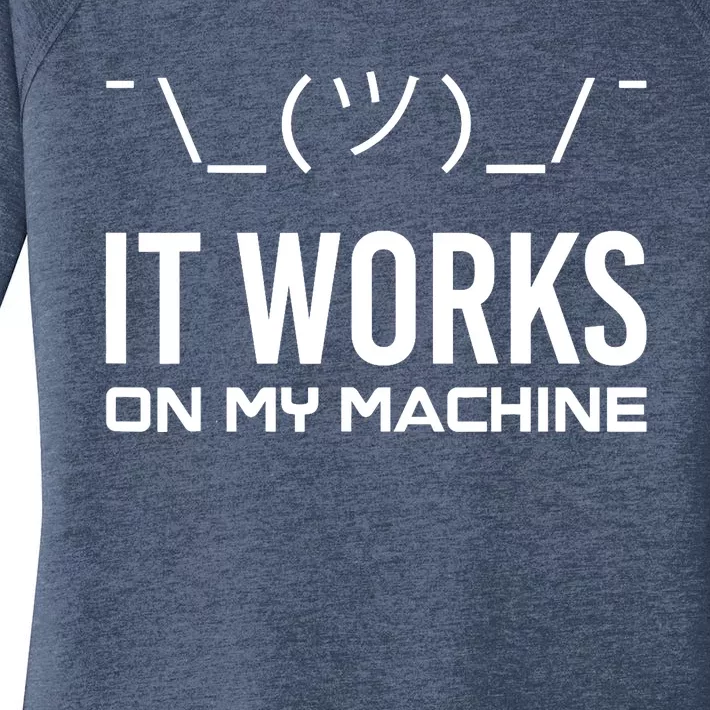 Funny It works on my Machine Computer Science Programmer PC Women's Perfect Tri Tunic Long Sleeve Shirt