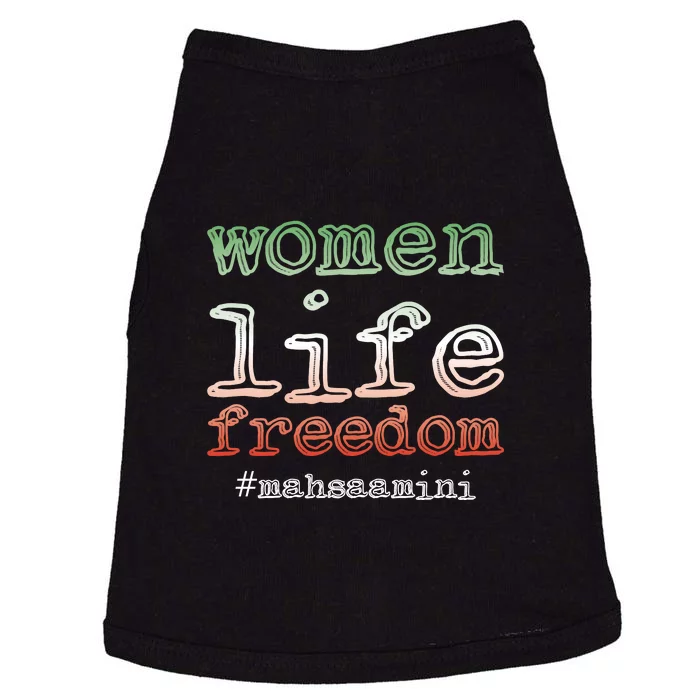 Free Iran | Women Life Freedom | Rise With The Women Of Iran Doggie Tank