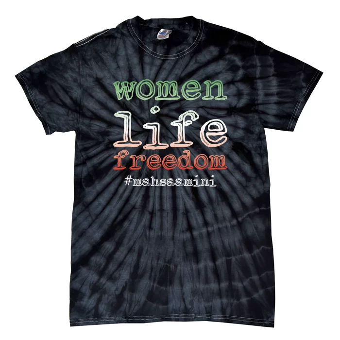 Free Iran | Women Life Freedom | Rise With The Women Of Iran Tie-Dye T-Shirt