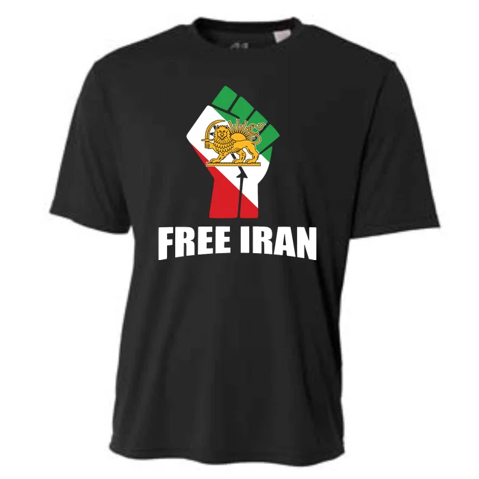 Free Iran Women Life Freedom Mahsa Amini Protest Cooling Performance Crew T-Shirt