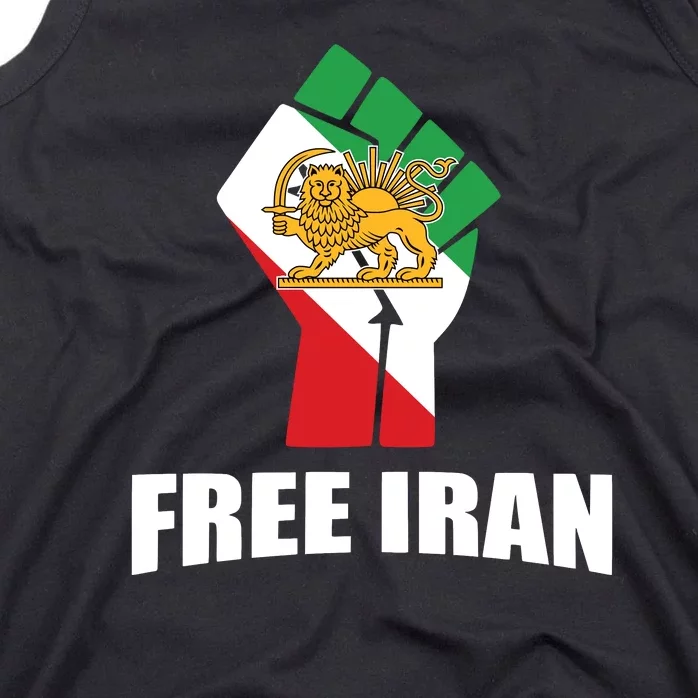 Free Iran Women Life Freedom Mahsa Amini Protest Tank Top