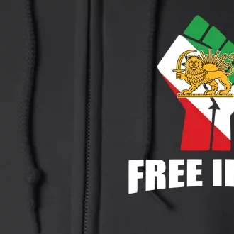 Free Iran Women Life Freedom Mahsa Amini Protest Full Zip Hoodie