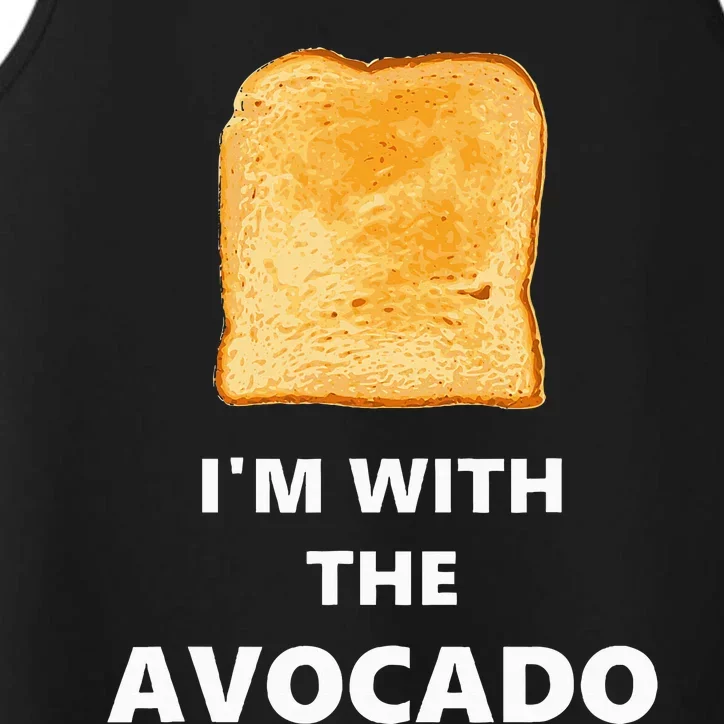 Fun I'm with the Avocado Toast Halloween Costume Performance Tank