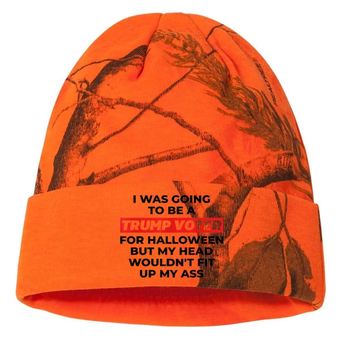 Funny I Was Going To Be A Trump Voter For Halloween Gift Kati - 12in Camo Beanie