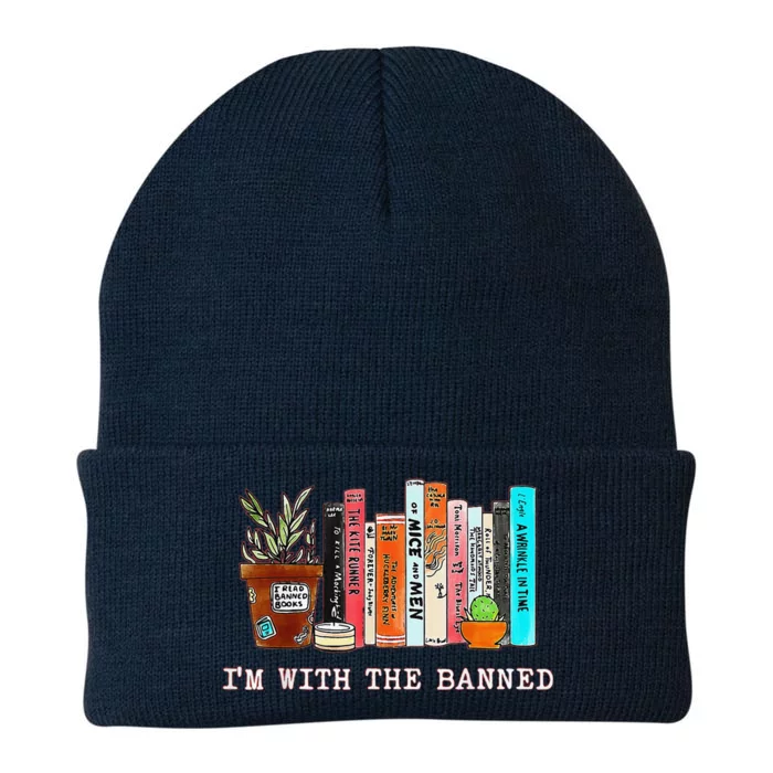 Funny IM With The Banned Banned Books Reading Books Knit Cap Winter Beanie