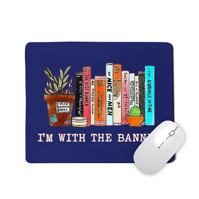 Funny IM With The Banned Banned Books Reading Books Mousepad