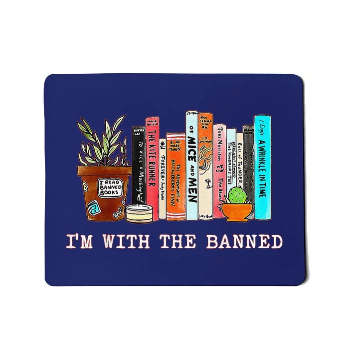 Funny IM With The Banned Banned Books Reading Books Mousepad